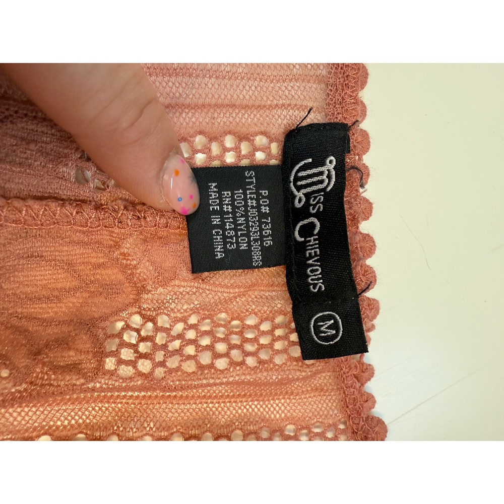 Boho Lace Kimono Dusty Rose Crochet Duster Cardigan Festival Cover Up - Picture 4 of 6